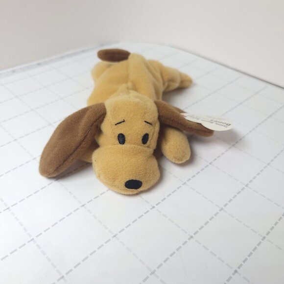 Ty McDonalds Teenie Beanie Baby - Bones The Dog 6” 1993 - Picture 4 of 9